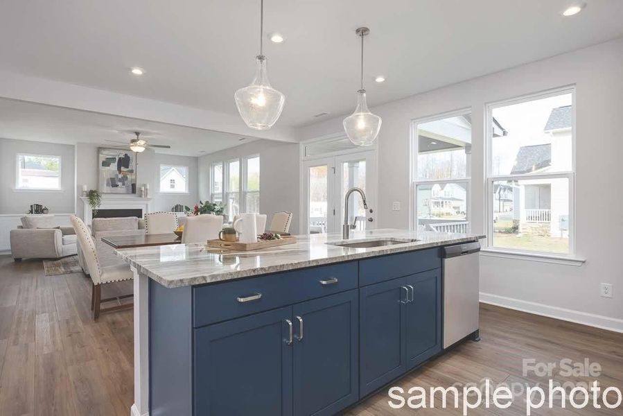 Furnished interior view inside a new home in Enclave at Belmont, Belmont (Image 6).