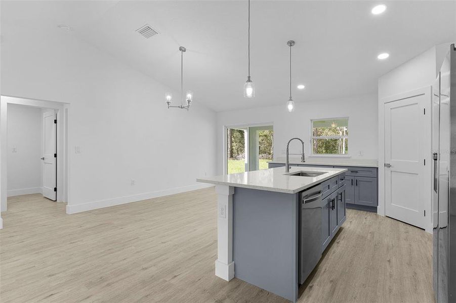 Furnished interior view inside a new home in , Citrus Springs (Image 7).