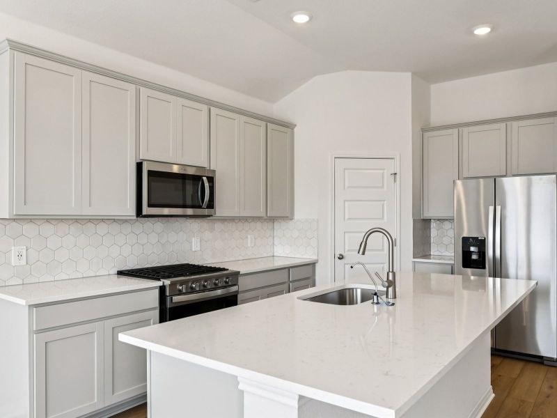 Furnished interior view inside a new home in Prairie Winds - Executive Collection, Hutto (Image 3).