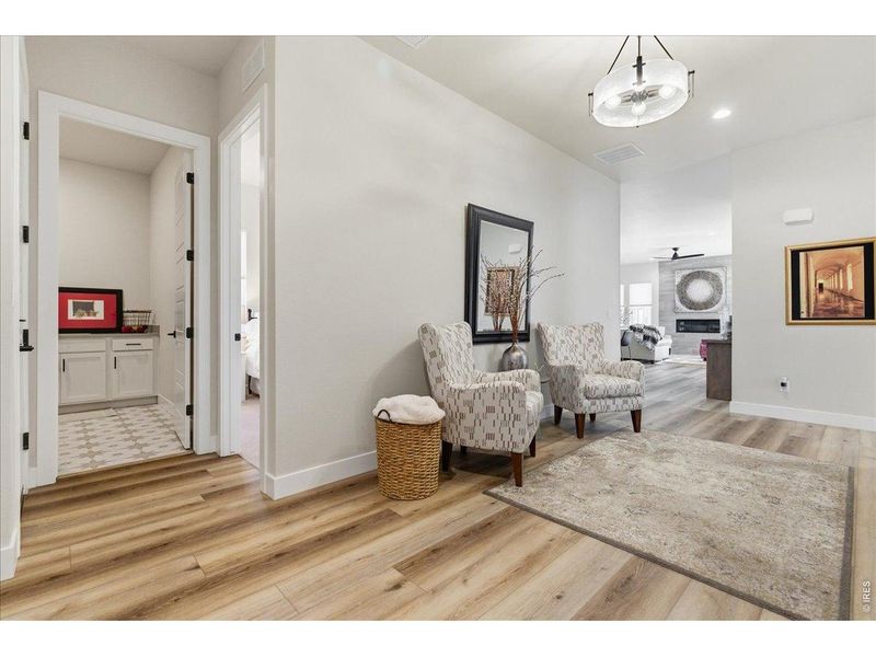 Furnished interior view inside a new home in , Windsor (Image 10).