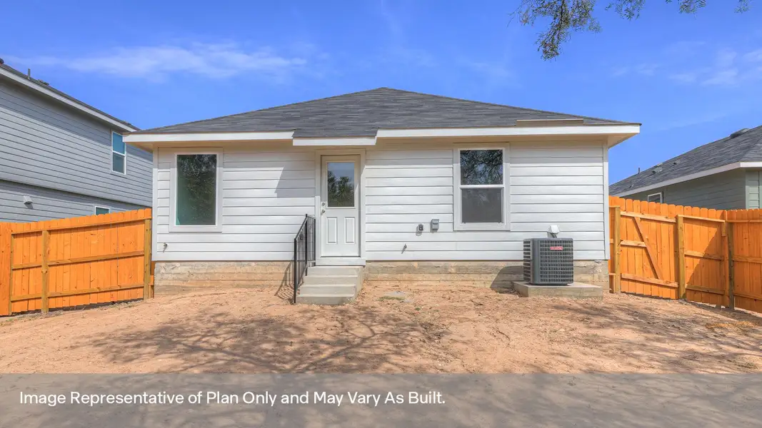 Exterior details and patio area of a home in Sunset Oaks, Maxwell (Image 3).