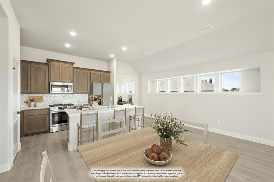 Furnished interior view inside a new home in Hunters Ridge, Crowley (Image 5). Furnished interior view inside a new home in Hunters Ridge, Crowley (Image 5).
