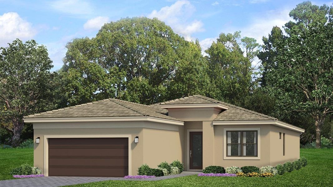 Transitional - 2-Car Garage Frontload