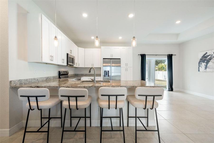 Furnished interior view inside a new home in , North Port (Image 16). Furnished interior view inside a new home in , North Port (Image 16).