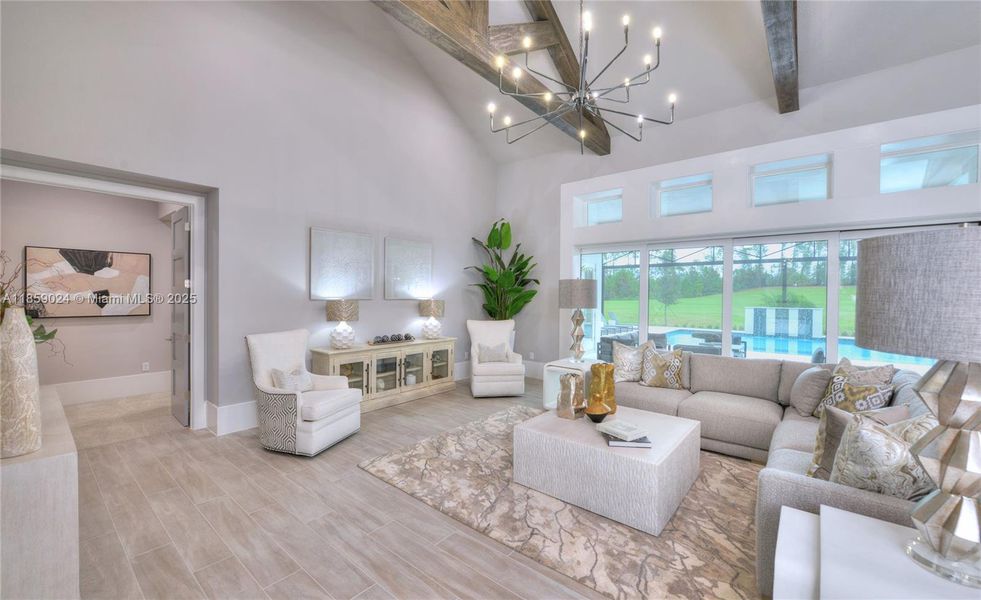 Furnished interior in a model home at Prestwick Estates in Ormond Beach (Image 21).