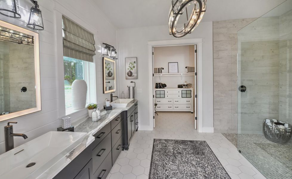 Furnished interior view inside a new home in Plantation Bay, Ormond Beach (Image 26).