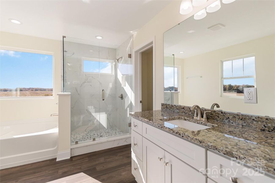 Furnished interior view inside a new home in , Monroe (Image 5).