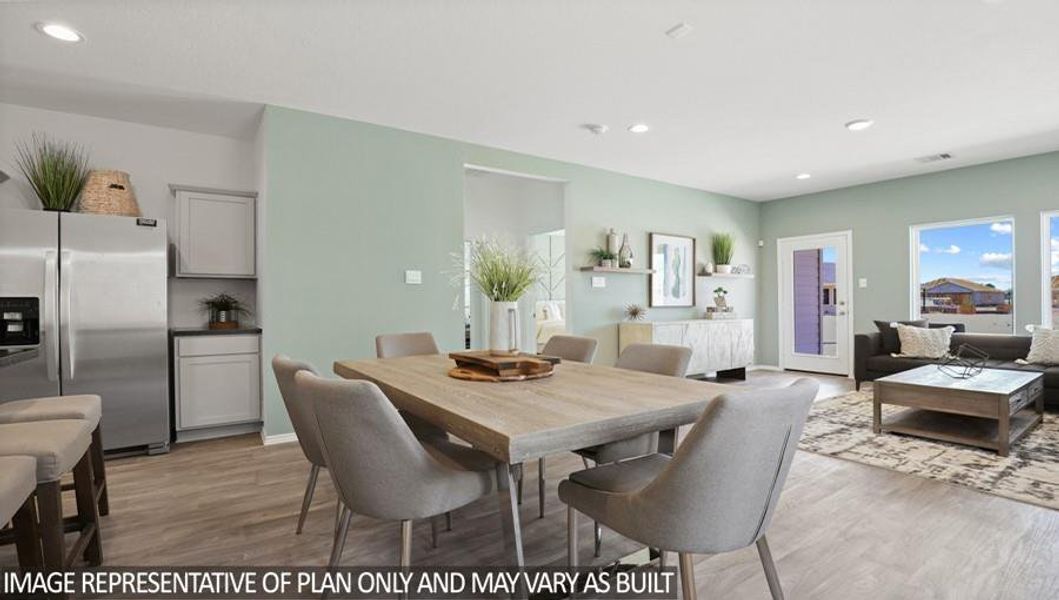 Furnished interior view inside a new home in , Crosby (Image 4).