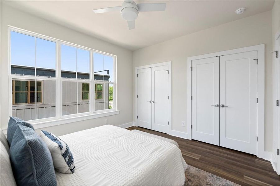 Furnished interior view inside a new home in , Atlanta (Image 18). Furnished interior view inside a new home in , Atlanta (Image 18).