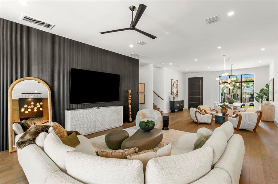 Furnished interior view inside a new home in , Tampa (Image 14). Furnished interior view inside a new home in , Tampa (Image 14).
