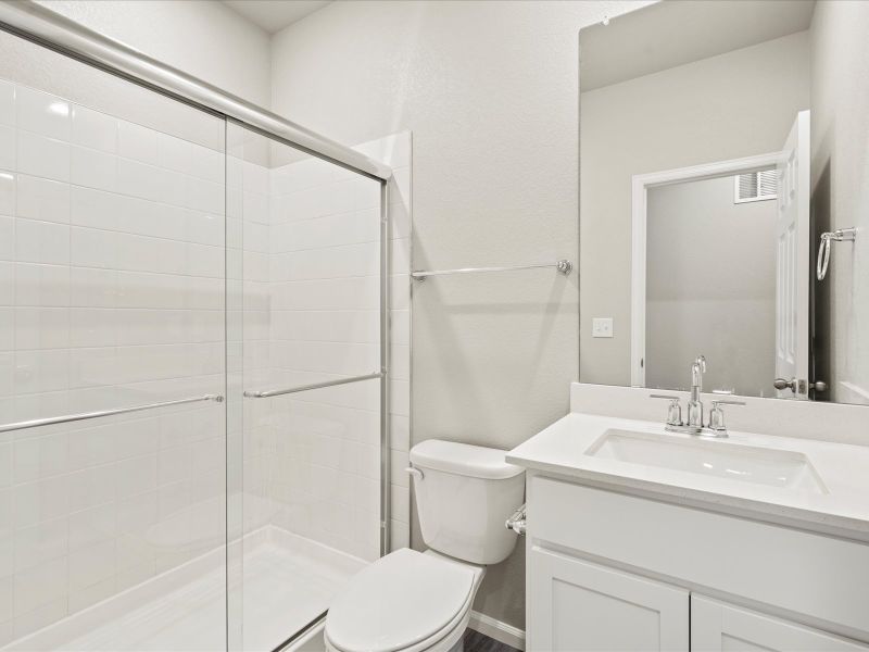 The Sylvan floorplan interior image taken at a Meritage Homes community in Peyton, CO.