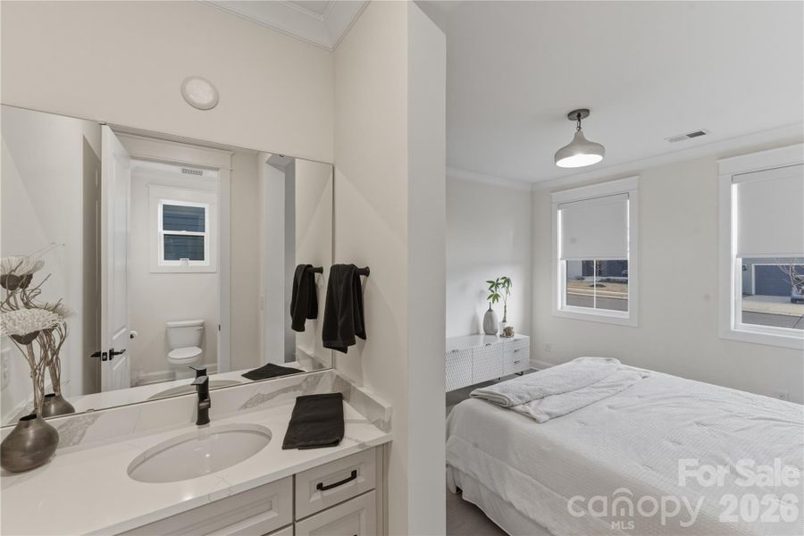 Furnished interior view inside a new home in Windell Woods, Tega Cay (Image 14).