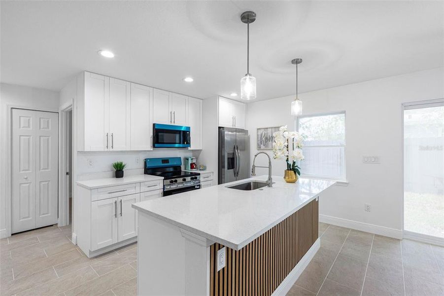 Furnished interior view inside a new home in , Tampa (Image 29).