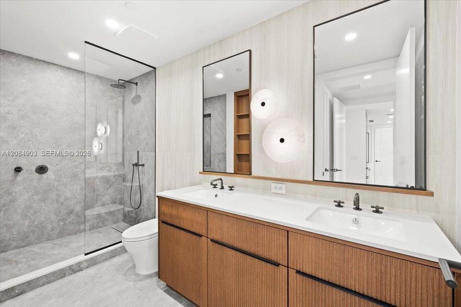 Furnished interior view inside a new home in , Miami (Image 7).