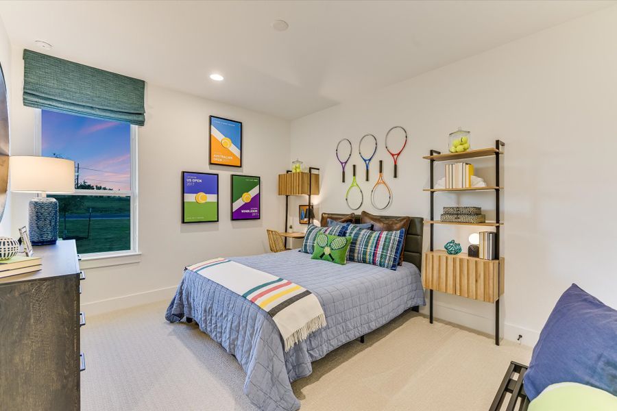 Representative furnished interior of a home built from the Bandera II by Giddens Homes in Whispering Wind, Bertram (Image 63).