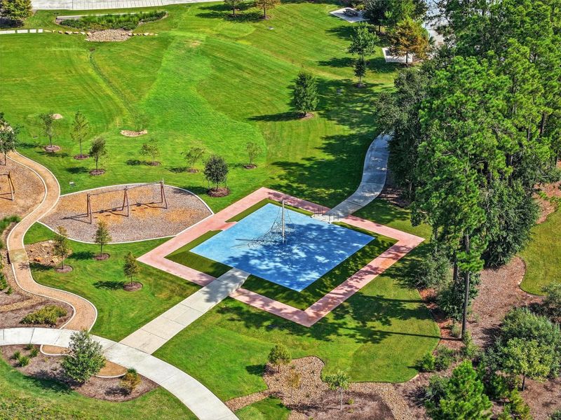 Residents enjoy resort-style amenities including a 5-acre lake with paddle boats, miles of nature trails, a state-of-the-art fitness center, splash pad, playgrounds, and even a community café right in the neighborhood. Residents enjoy resort-style amenities including a 5-acre lake with paddle boats, miles of nature trails, a state-of-the-art fitness center, splash pad, playgrounds, and even a community café right in the neighborhood.