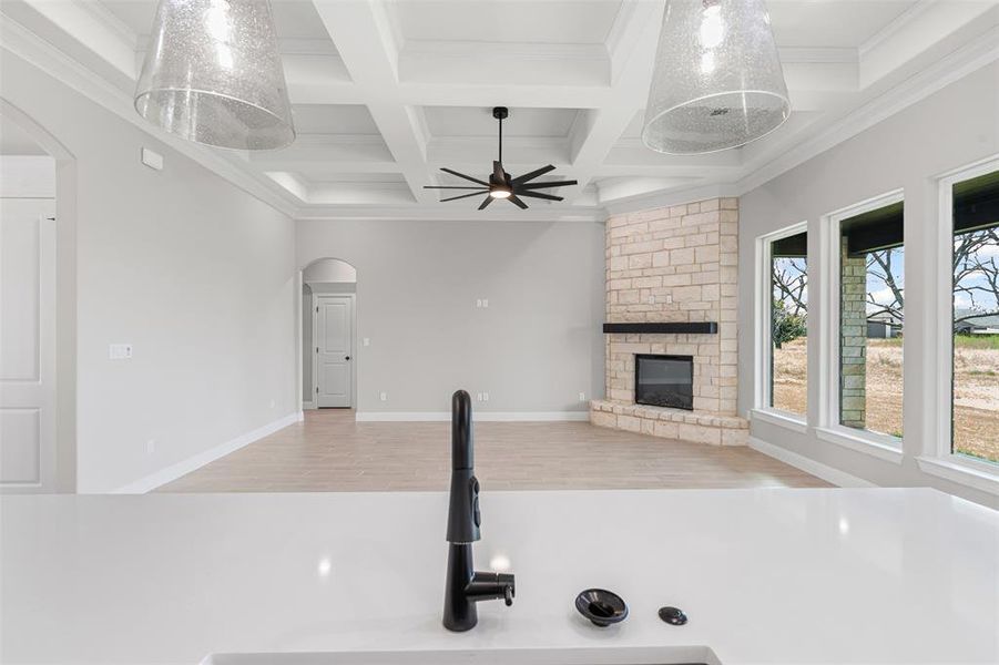 Close-up of interior finishes inside a home in Pecan Plantation, Granbury (Image 19).