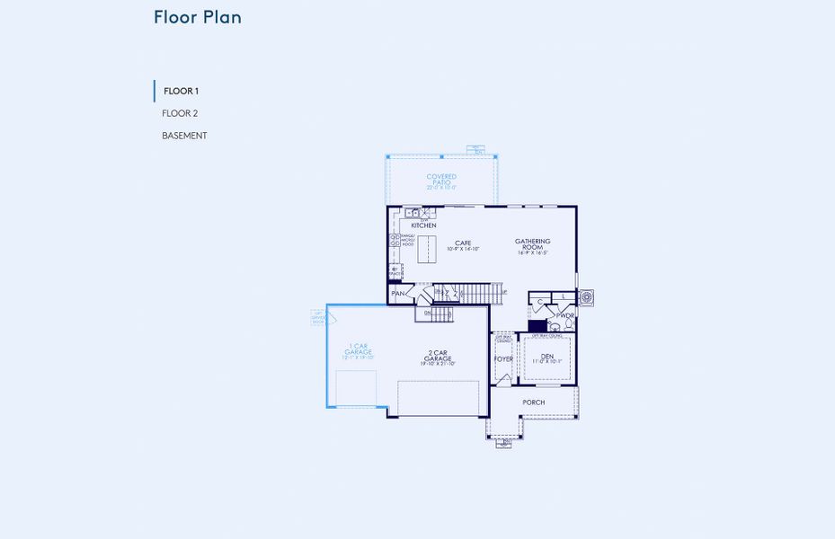 2D floor plan layout of this home in Independence, Elizabeth, CO (Image 4).