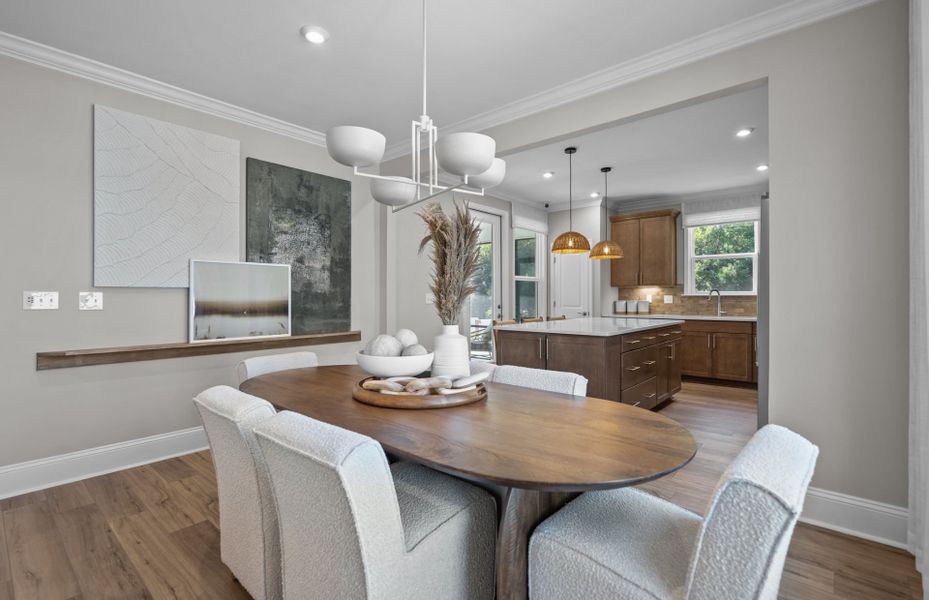 Furnished interior view inside a new home in The Haven at Riverlights, Wilmington (Image 13).