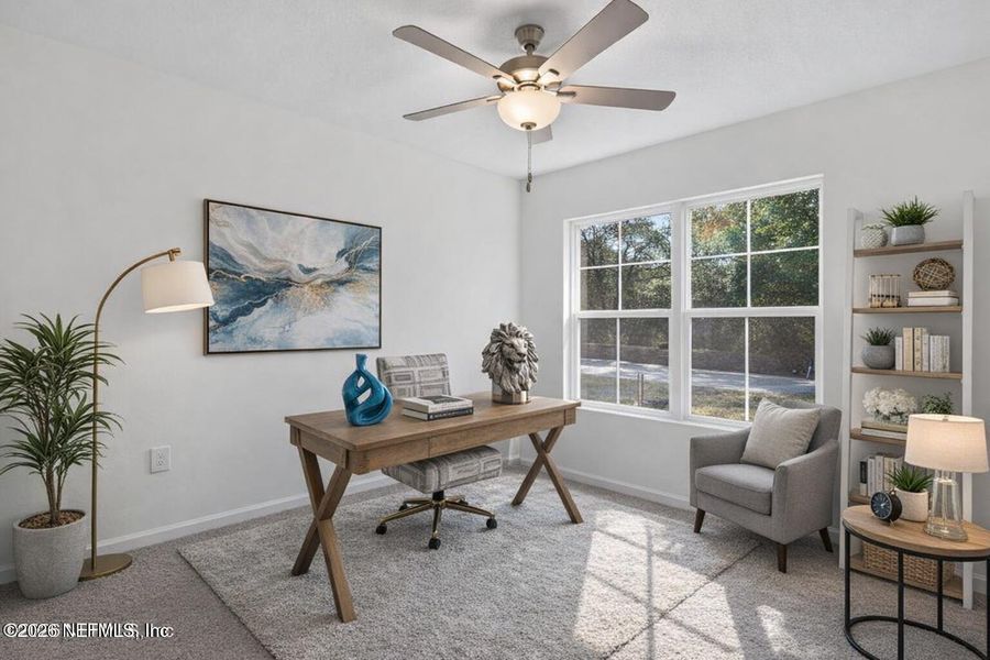 Furnished interior view inside a new home in , Jacksonville (Image 9).