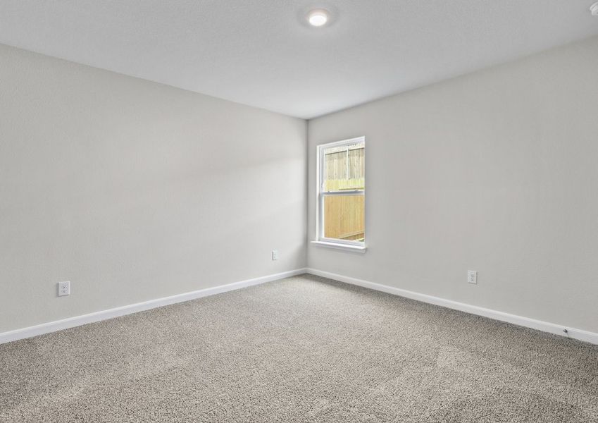 The master bedroom has a large window that lets in great, natural light. The master bedroom has a large window that lets in great, natural light.
