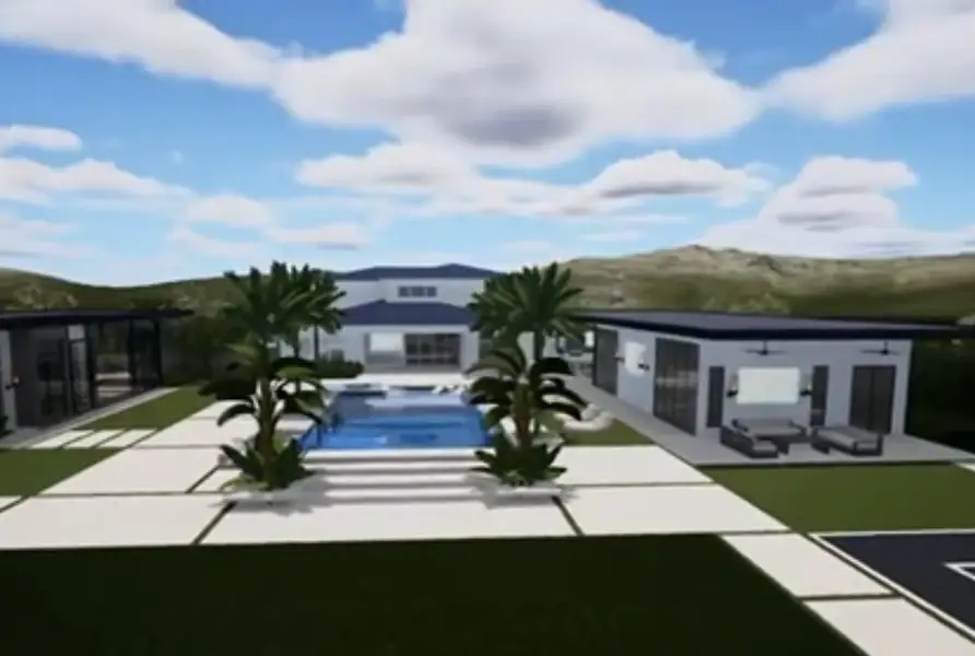 At $6,850,000 This is the backyard build out