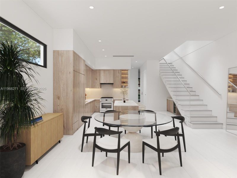 Furnished interior view inside a new home in , Fort Lauderdale (Image 4).