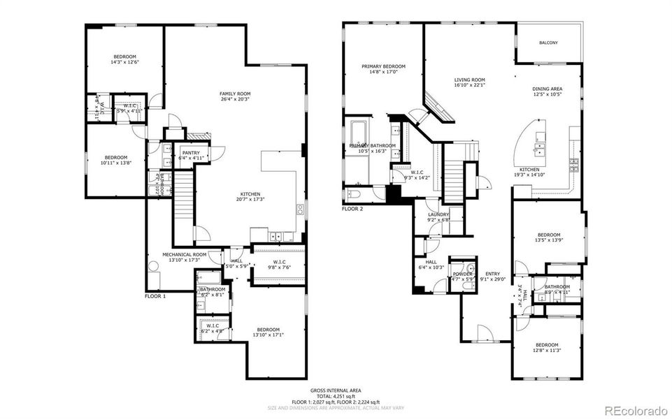 2D floor plan layout of this home in , Colorado Springs, CO (Image 4).