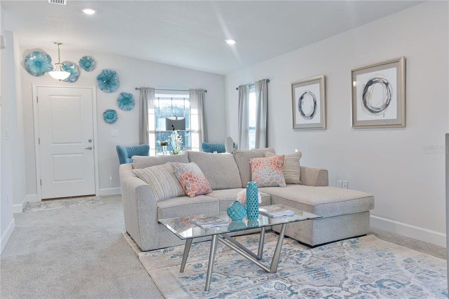 Furnished interior view inside a new home in , Bell (Image 11). Furnished interior view inside a new home in , Bell (Image 11).