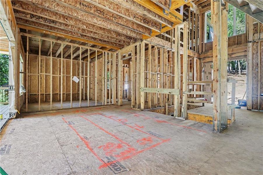 In-progress construction of a new home in , Cumming, GA (Image 22). In-progress construction of a new home in , Cumming, GA (Image 22).