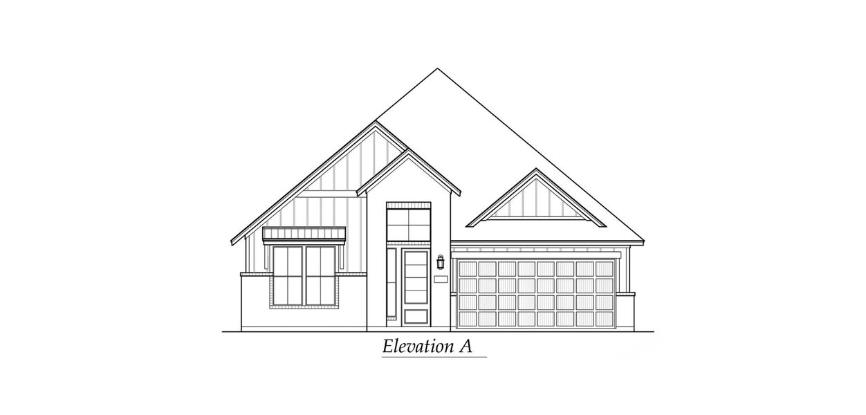 Exterior rendering of this home design in The Woodlands Hills, Willis, TX (Image 3).