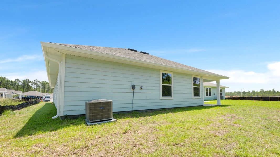 Exterior details and patio area of a home in Palmetto Bluff, Port Saint Joe (Image 4). Exterior details and patio area of a home in Palmetto Bluff, Port Saint Joe (Image 4).