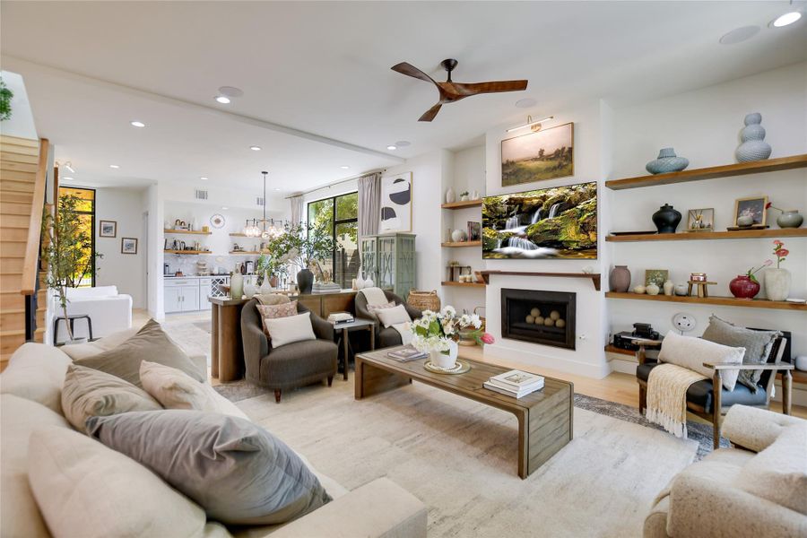 Furnished interior view inside a new home in , Austin (Image 31).