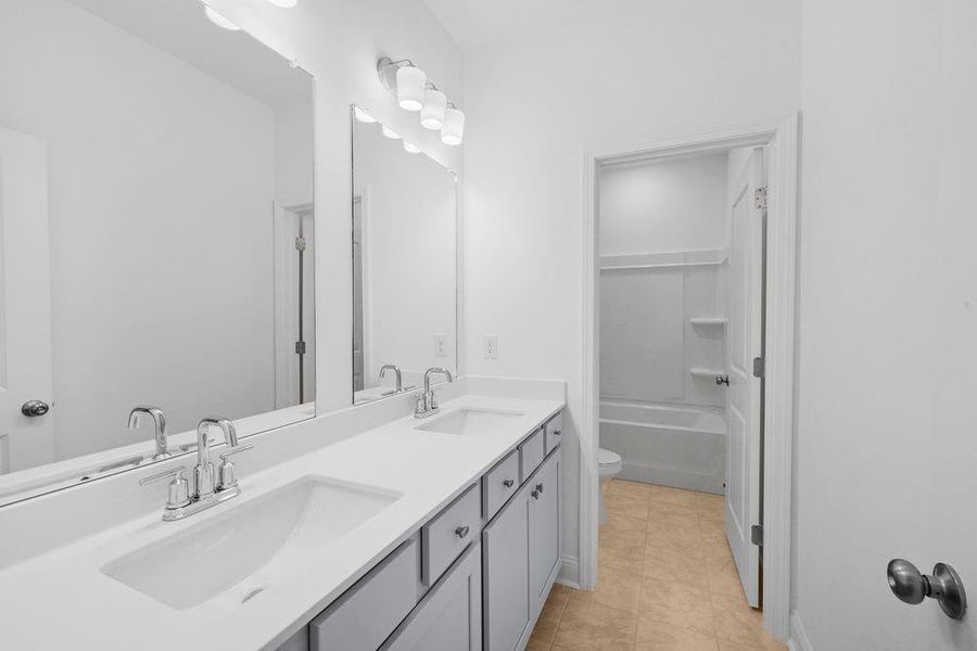 Furnished interior view inside a new home in Stratford Hills, Ball Ground (Image 9).