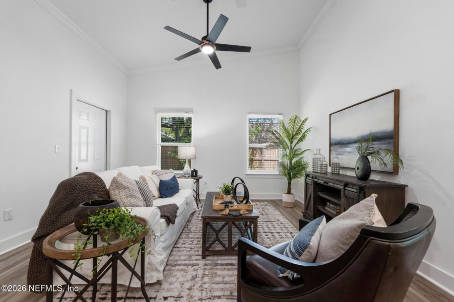 Furnished interior view inside a new home in , Jacksonville (Image 13).