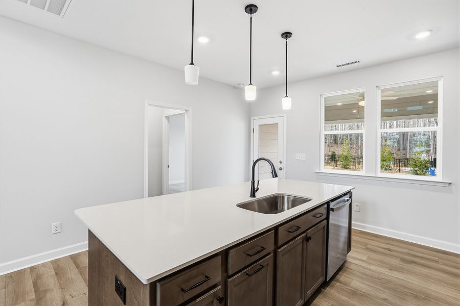 Furnished interior view inside a new home in Ovation at Sweetbrier, Durham (Image 10).