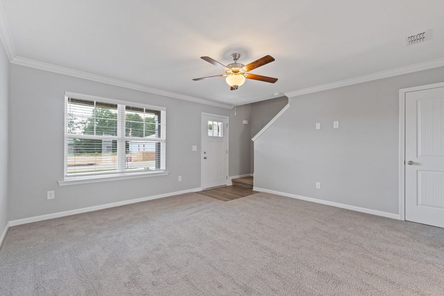 Spacious, unfurnished interior of a new home in Stonehenge, Manchester (Image 10). Spacious, unfurnished interior of a new home in Stonehenge, Manchester (Image 10).