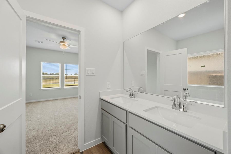 Furnished interior view inside a new home in Paloma at Sanford Farms, Waller (Image 8).