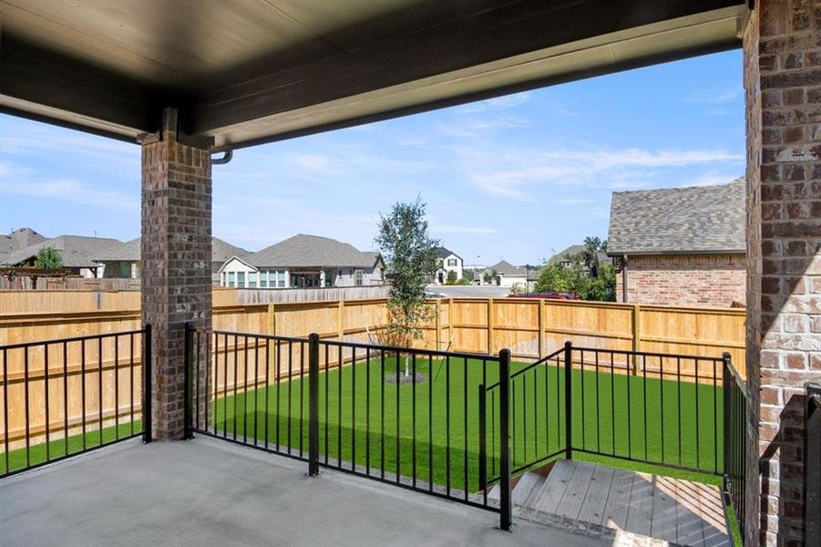 Covered Rear Patio