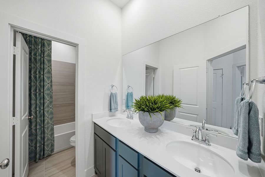Furnished interior view inside a new home in Devonshire, Forney (Image 28).