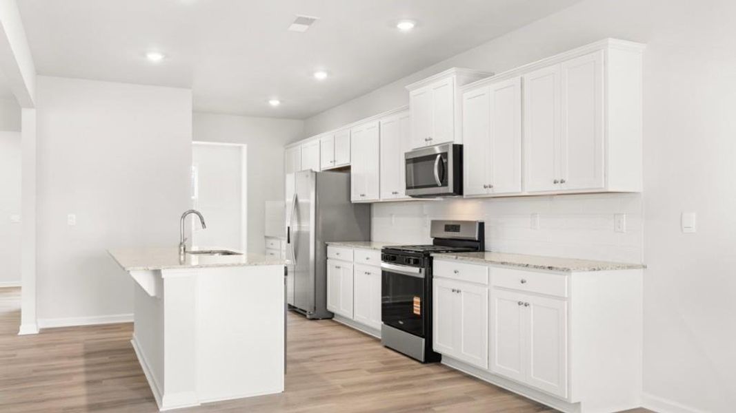 Furnished interior view inside a new home in South Wind, Union City (Image 8).