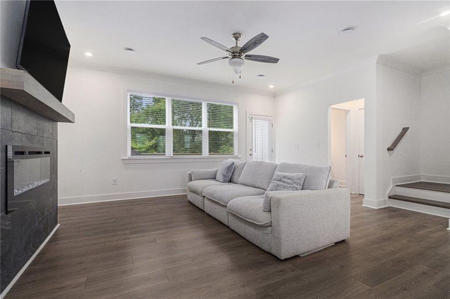 Furnished interior view inside a new home in , Decatur (Image 10).