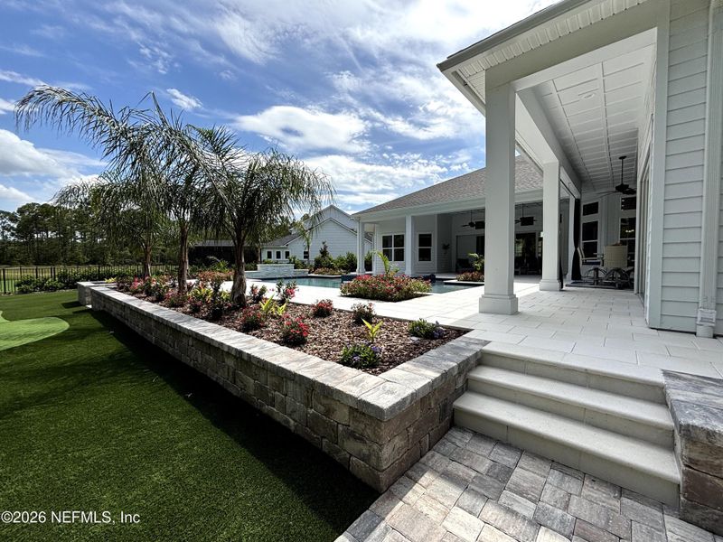 Exterior details and patio area of a home in Nocatee, Ponte Vedra (Image 19).