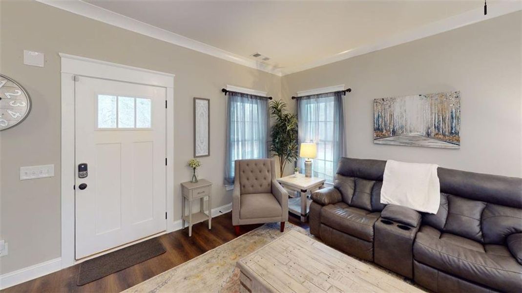 Furnished interior view inside a new home in , Cartersville (Image 12).