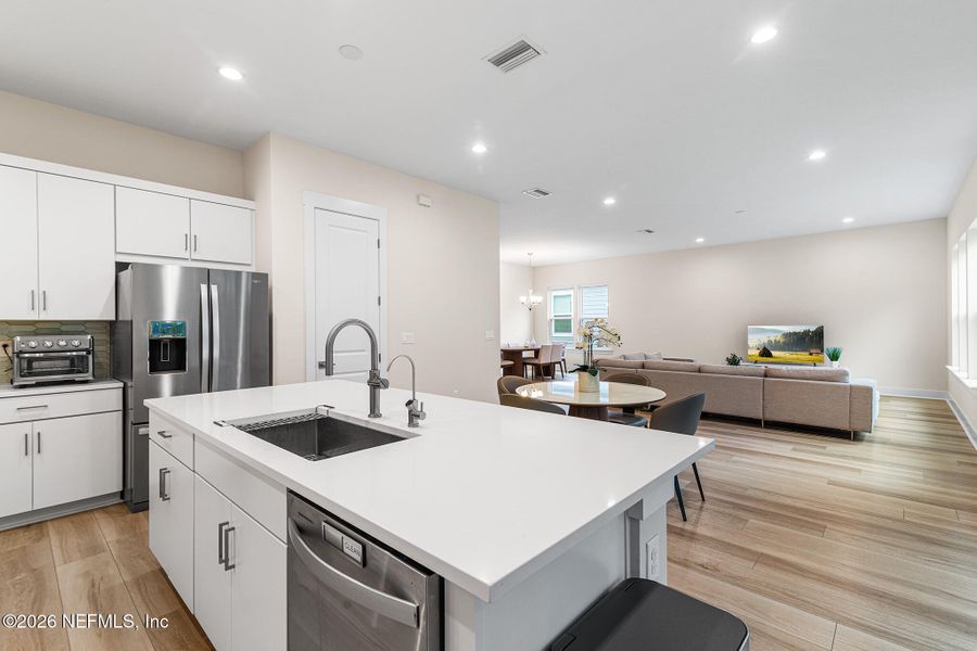 Furnished interior view inside a new home in , Jacksonville (Image 20).