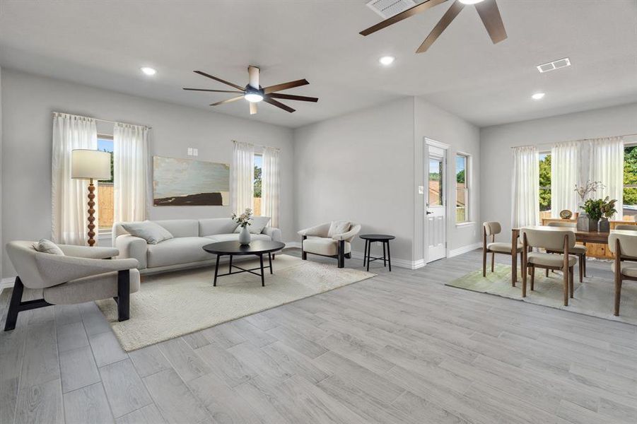 Furnished interior view inside a new home in , Weatherford (Image 8). Furnished interior view inside a new home in , Weatherford (Image 8).