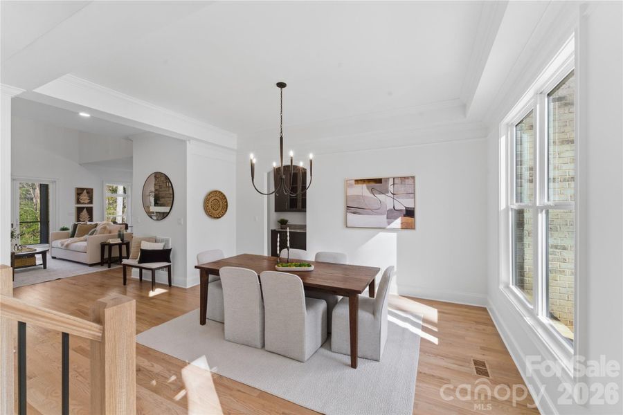 Furnished interior view inside a new home in , Lancaster (Image 29).