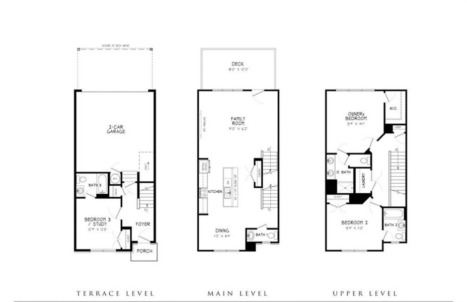 2D floor plan layout of this home in , Kennesaw, GA (Image 5).