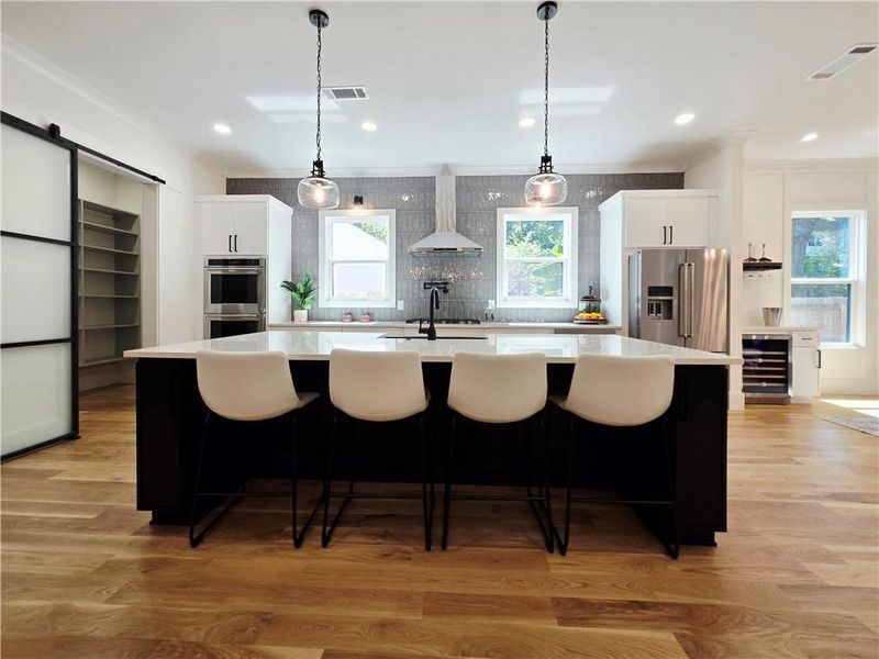 Furnished interior view inside a new home in , Atlanta (Image 8).