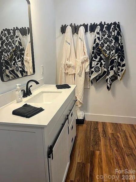 Furnished interior view inside a new home in , Hays (Image 3).